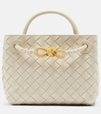 Andiamo Mini Leather Top-Handle Bag
