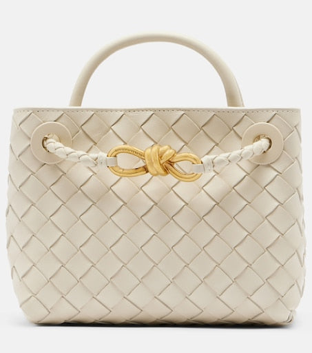 Andiamo Mini Leather Top-Handle Bag