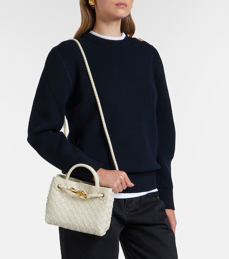 Andiamo Mini Leather Top-Handle Bag