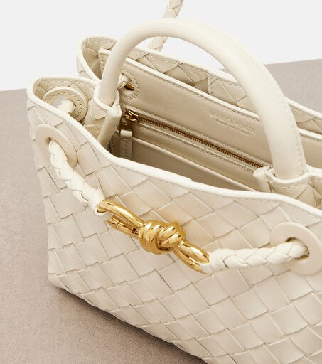 Andiamo Mini Leather Top-Handle Bag
