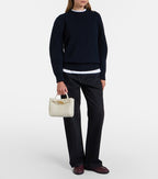Andiamo Mini Leather Top-Handle Bag