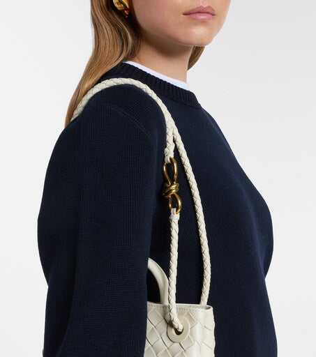 Andiamo Mini Leather Top-Handle Bag