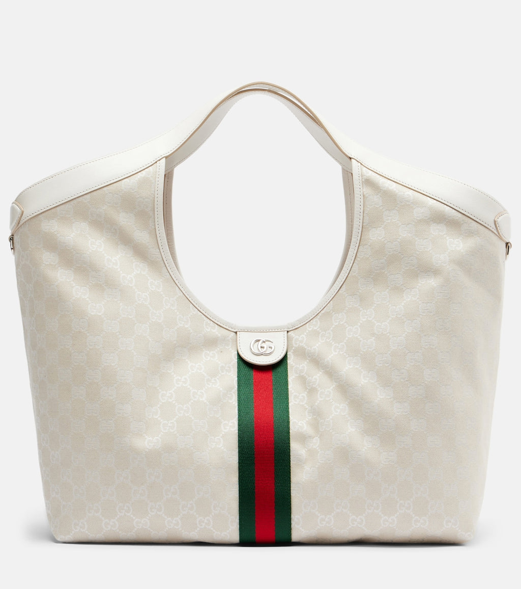 Gucci Giglio GG Canvas Large Tote Bag