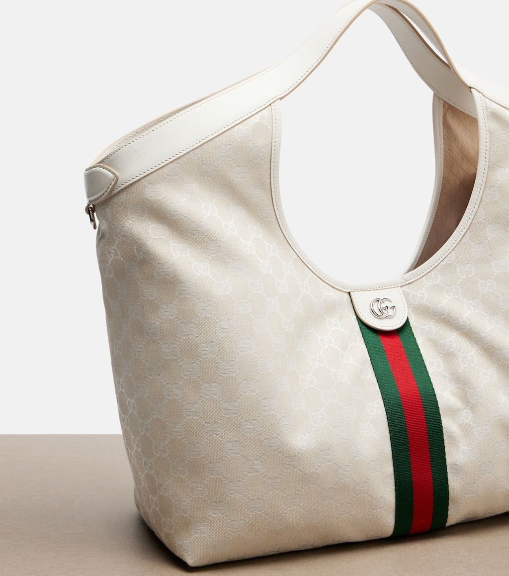 Gucci Giglio GG Canvas Large Tote Bag