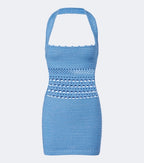 Ronni Cotton-Blend Crochet Minidress