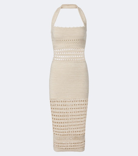 Jaycee Crochet Cotton-Blend Midi Dress