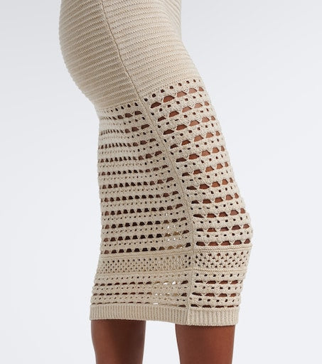 Jaycee Crochet Cotton-Blend Midi Dress
