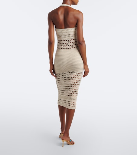 Jaycee Crochet Cotton-Blend Midi Dress