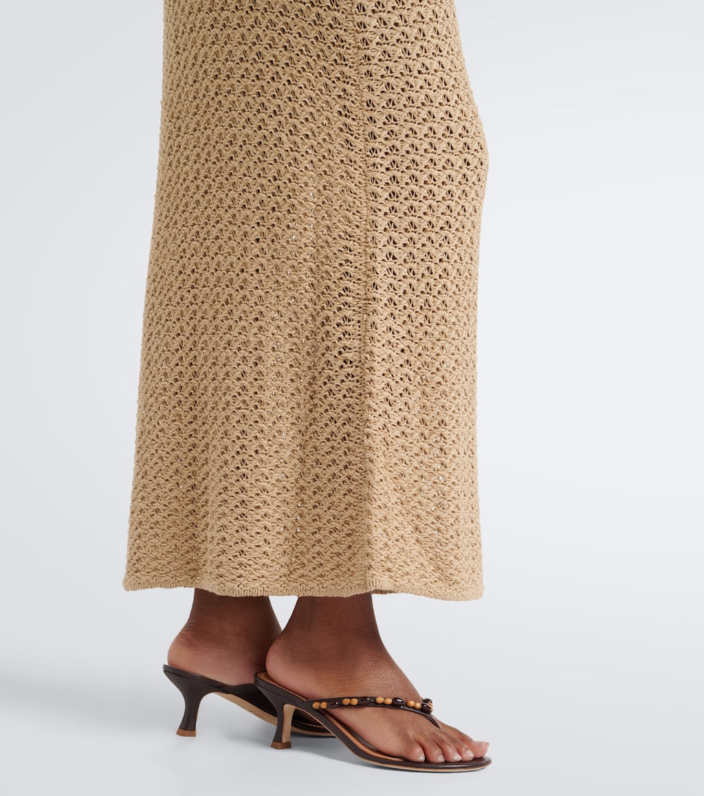 SIR Ellinor Crochet Cotton Maxi Dress