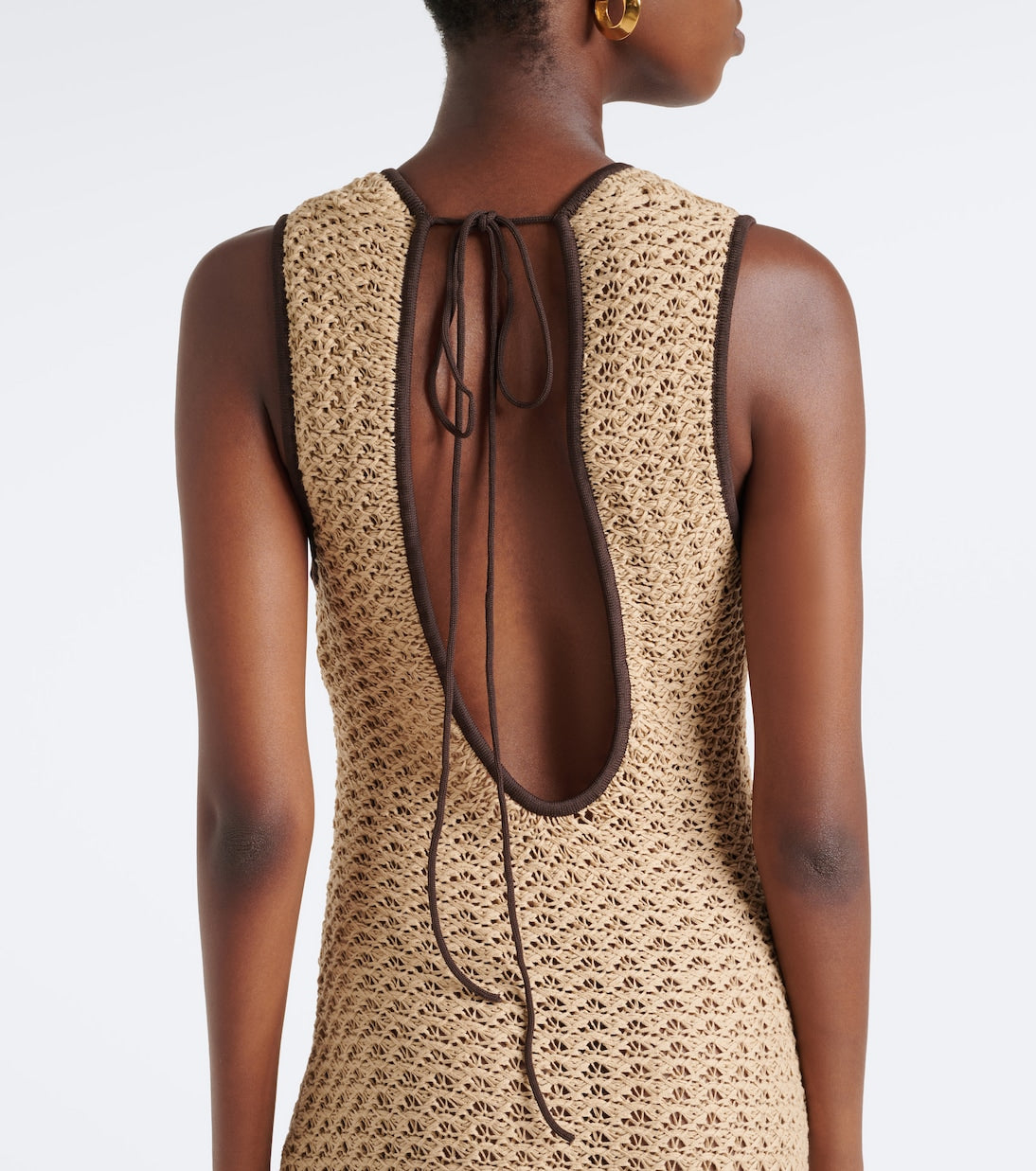 SIR Ellinor Crochet Cotton Maxi Dress
