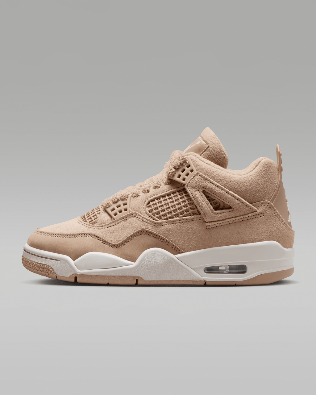 Air Jordan 4 Retro 'Pale Ivory and Tough Red' Women's Shoes
