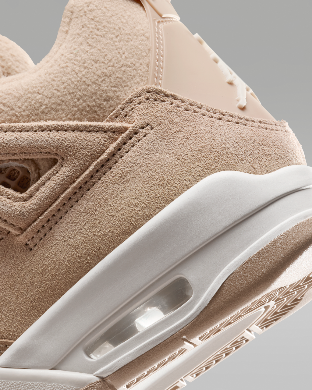 Air Jordan 4 Retro 'Pale Ivory and Tough Red' Women's Shoes