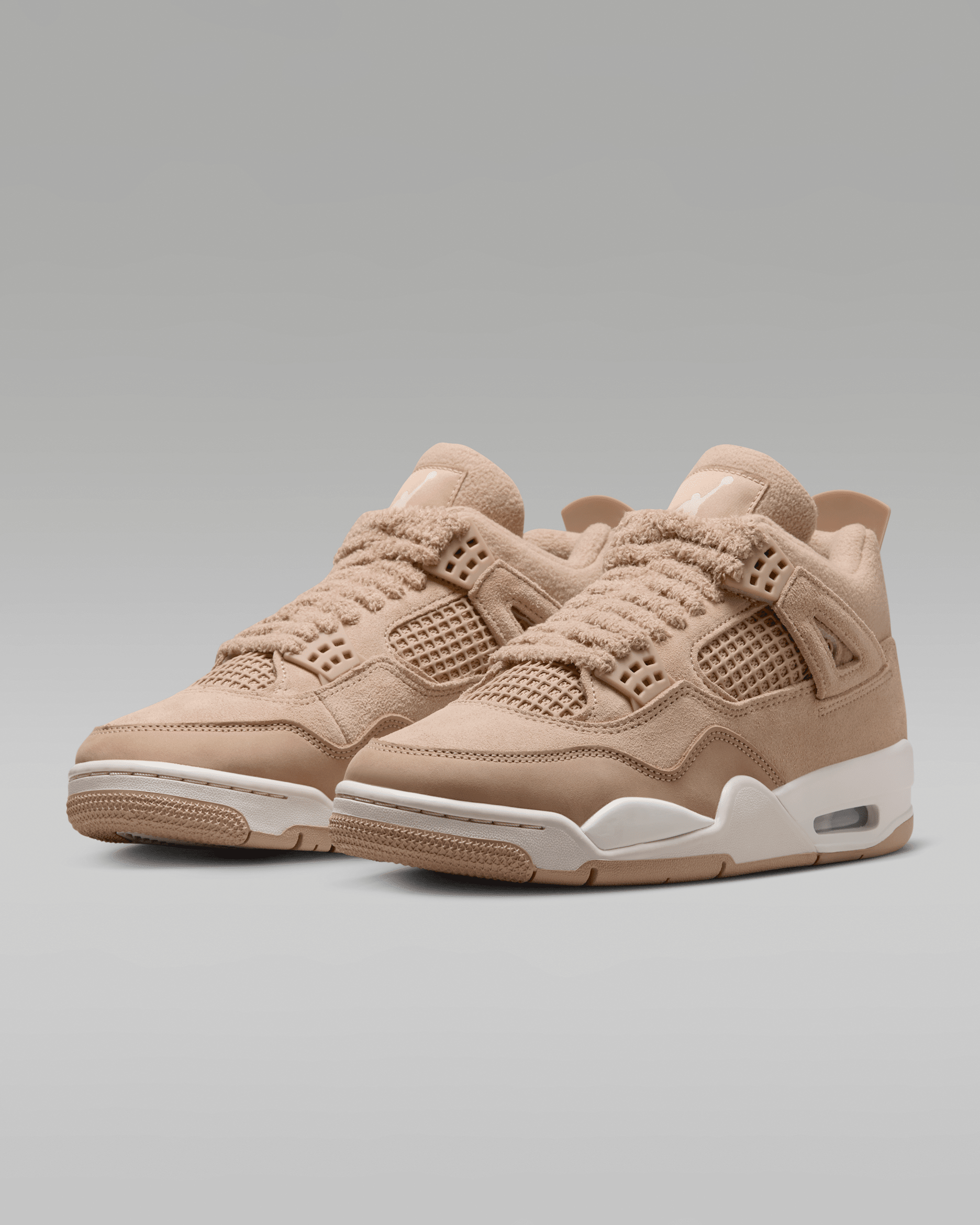 Air Jordan 4 Retro 'Pale Ivory and Tough Red' Women's Shoes