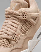 Air Jordan 4 Retro 'Pale Ivory and Tough Red' Women's Shoes