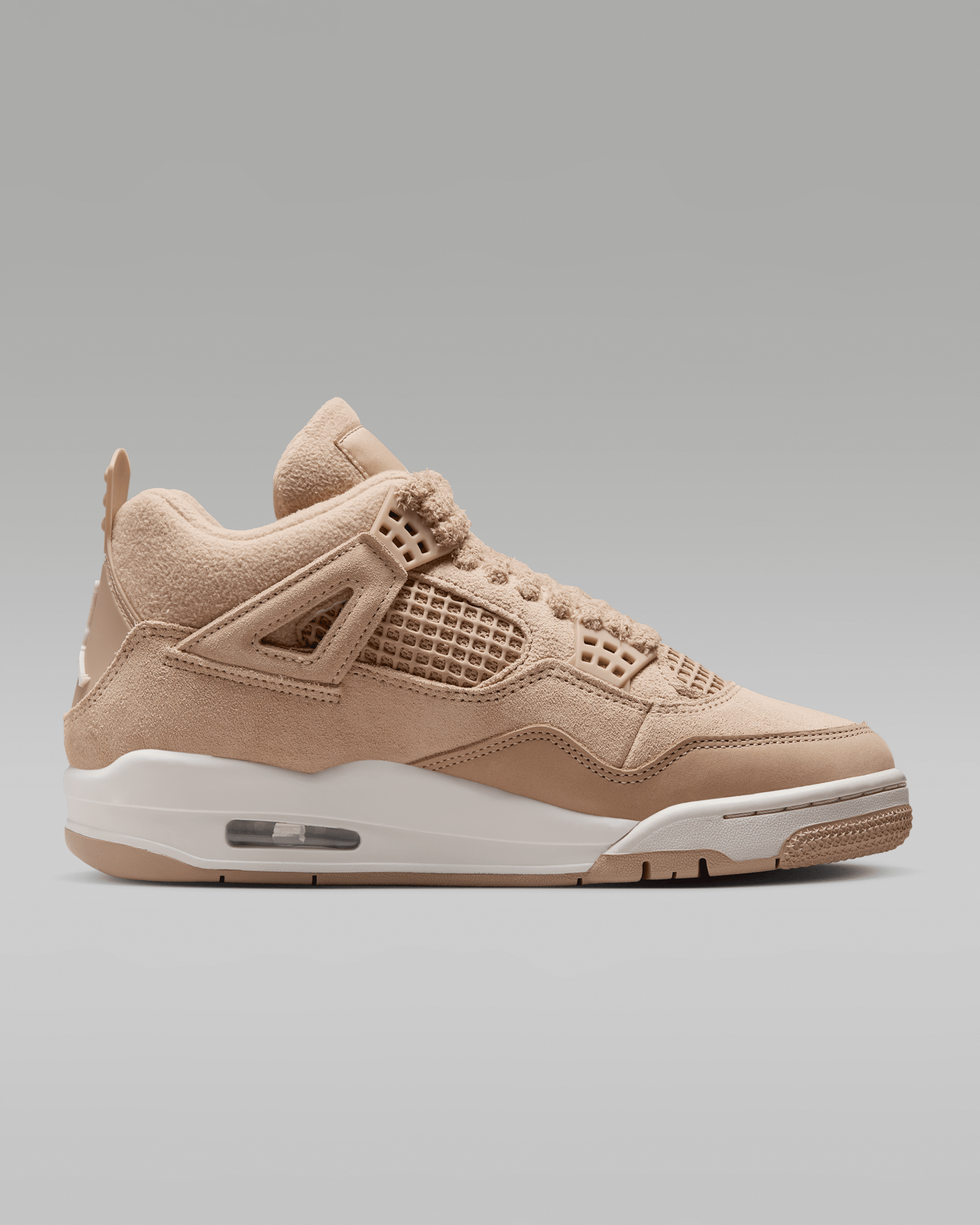 Air Jordan 4 Retro 'Pale Ivory and Tough Red' Women's Shoes