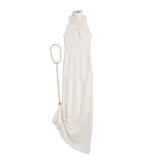 Schiaparelli Keyhole Padlock and Chain Gown
