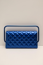Chanel Blue Metallic Bag – Back