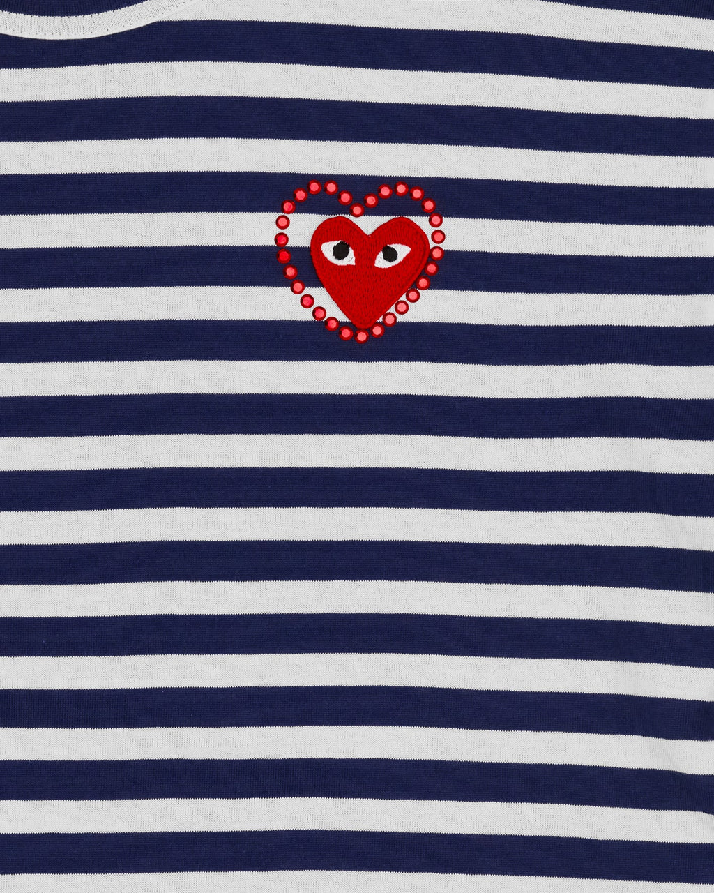 PLAY Comme des Garçons Metalstone Striped Long Sleeve T-Shirt