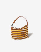 Miu Miu Crochet Pouch Cognac Yellow