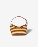 Miu Miu Crochet Pouch Cognac Yellow