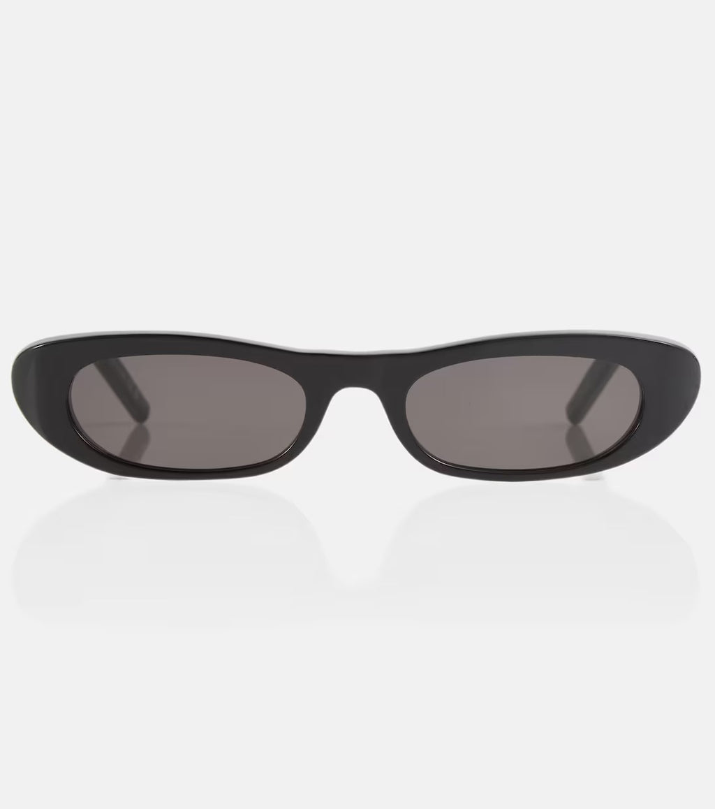 Saint Laurent SL 557 Shade Cat-Eye Sunglasses in Black