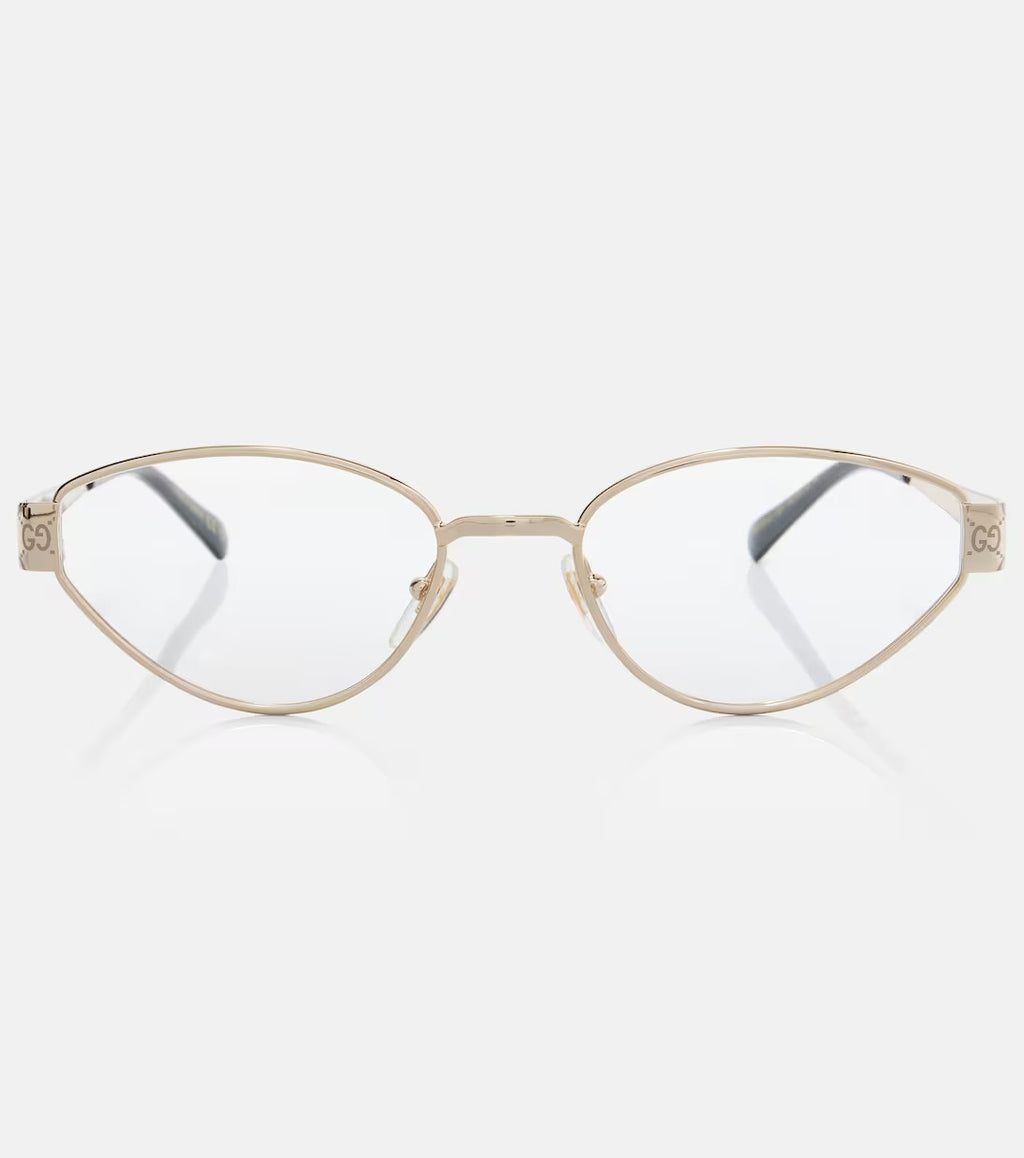 Gucci Guccissima Cat-Eye Glasses