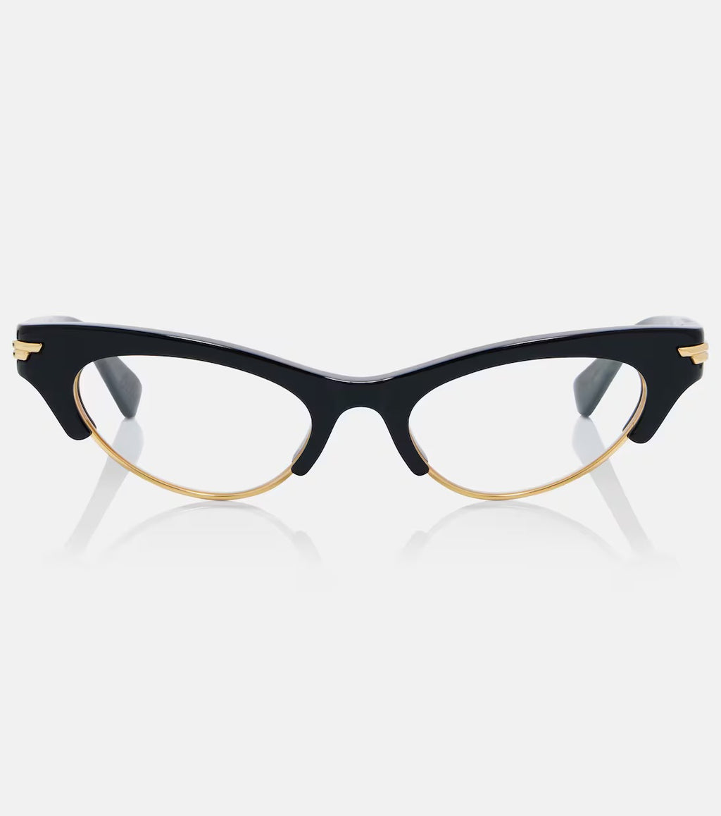 Bottega Veneta Fashion Show Cat-Eye Glasses