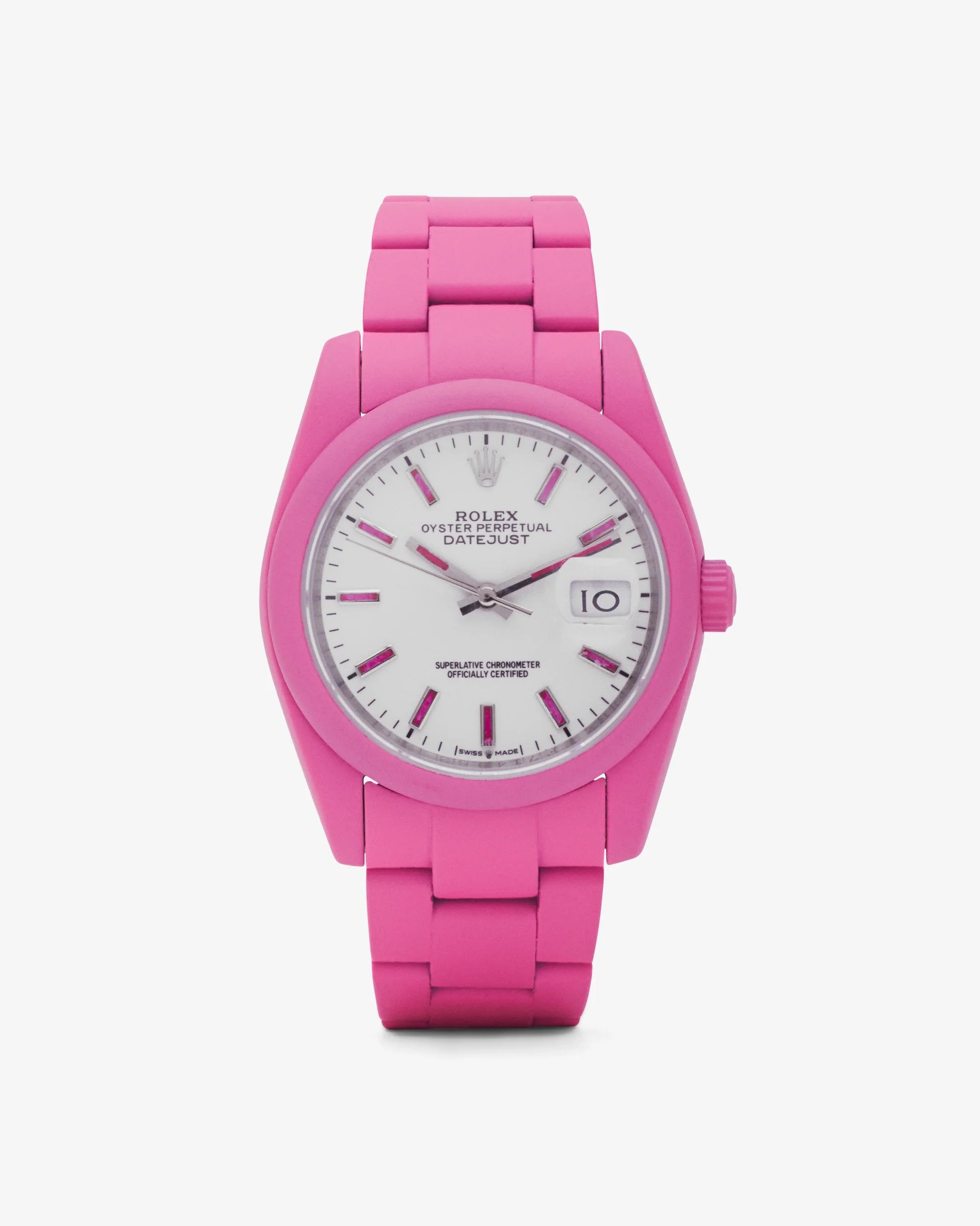 Private Label Dubai Ltd — Customised Rolex Datejust Rose Pink 41mm