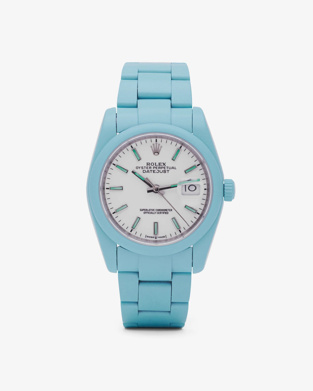 Private Label Dubai Ltd — Customised Rolex Datejust Mint Green 41mm