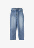 The Frankie Shop Dawson Wide Leg Jeans Medium Wash