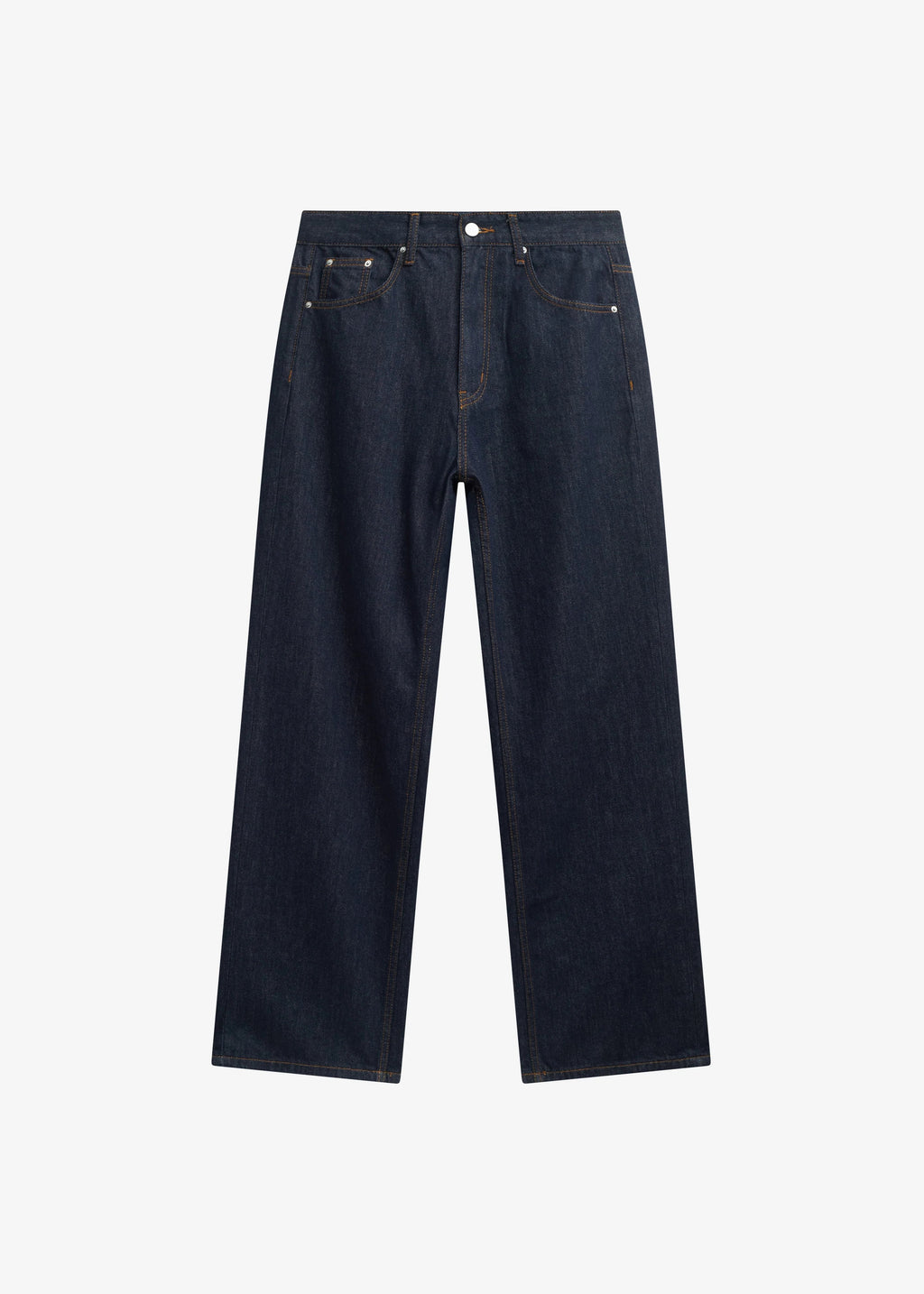 The Frankie Shop Belden Straight Leg Jeans Dark Wash