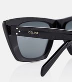 Celine Eyewear Cat-Eye Sunglasses in Black