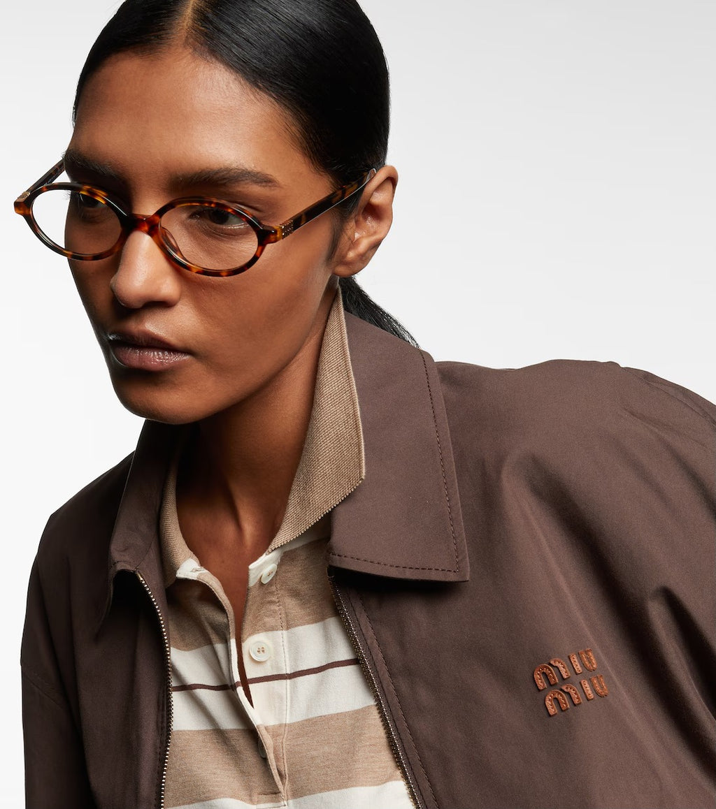 Miu Miu Oval Optical Glasses