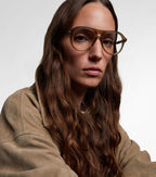 Celine Eyewear Thin Aviator Glasses in Green