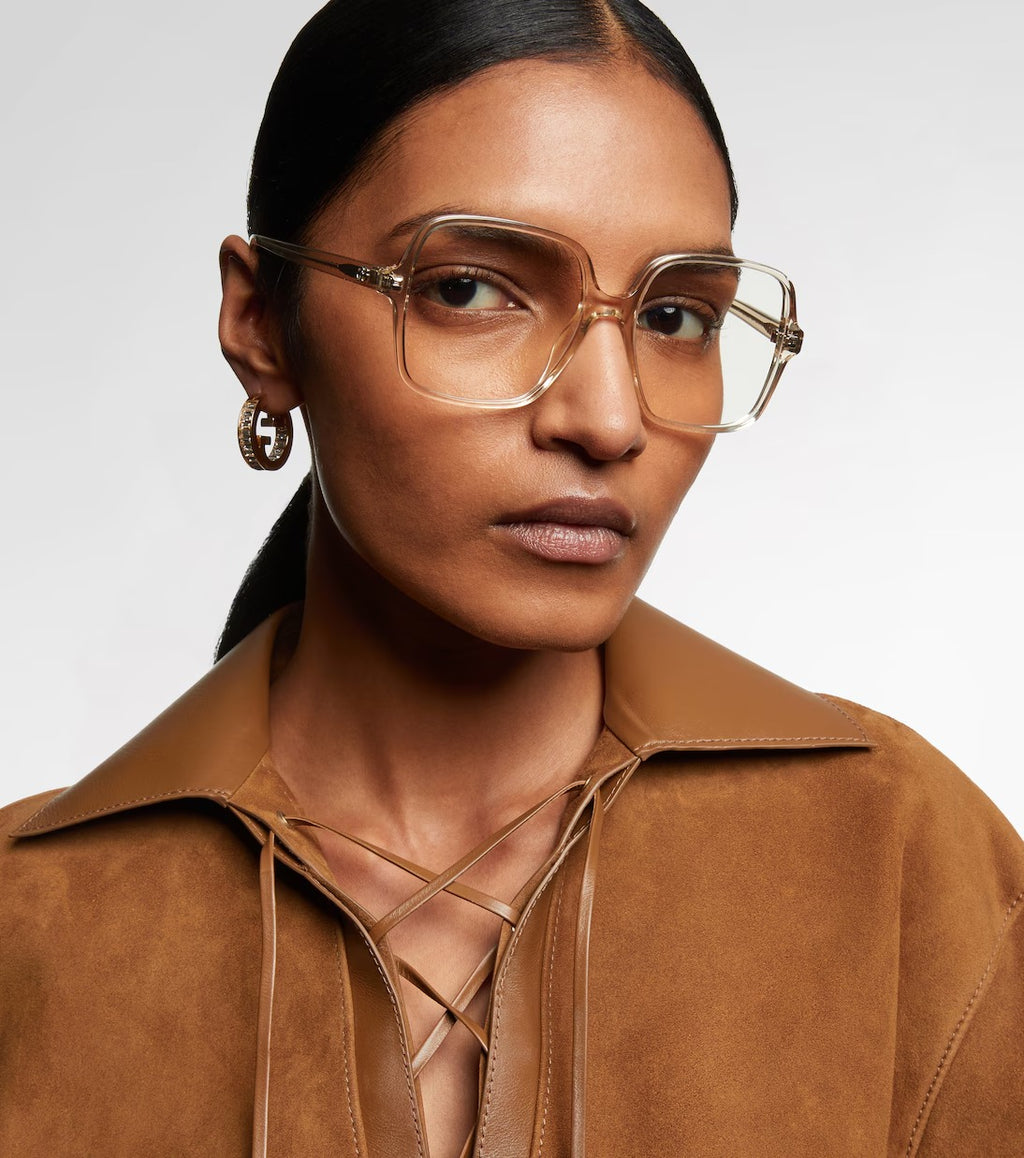 Gucci GG Oversized Square Optical Glasses