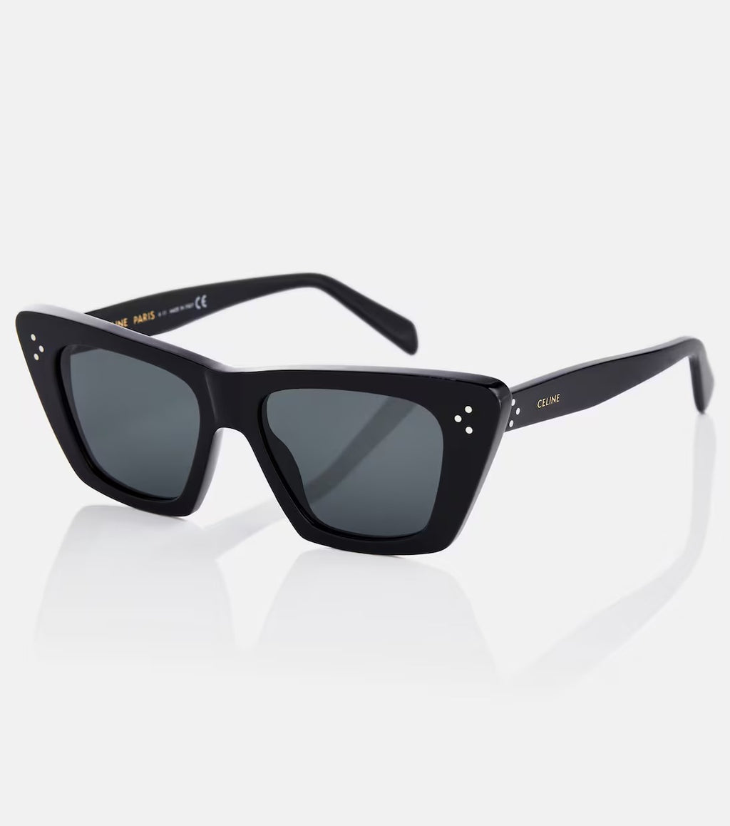 Celine Eyewear Cat-Eye Sunglasses in Black