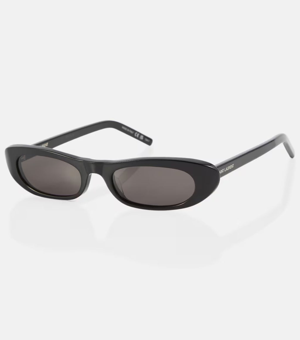 Saint Laurent SL 557 Shade Cat-Eye Sunglasses in Black