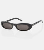 Saint Laurent SL 557 Shade Cat-Eye Sunglasses in Black
