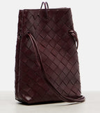 Bottega Veneta Andiamo Intrecciato Leather Phone Pouch