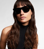 Celine Eyewear Cat-Eye Sunglasses in Black