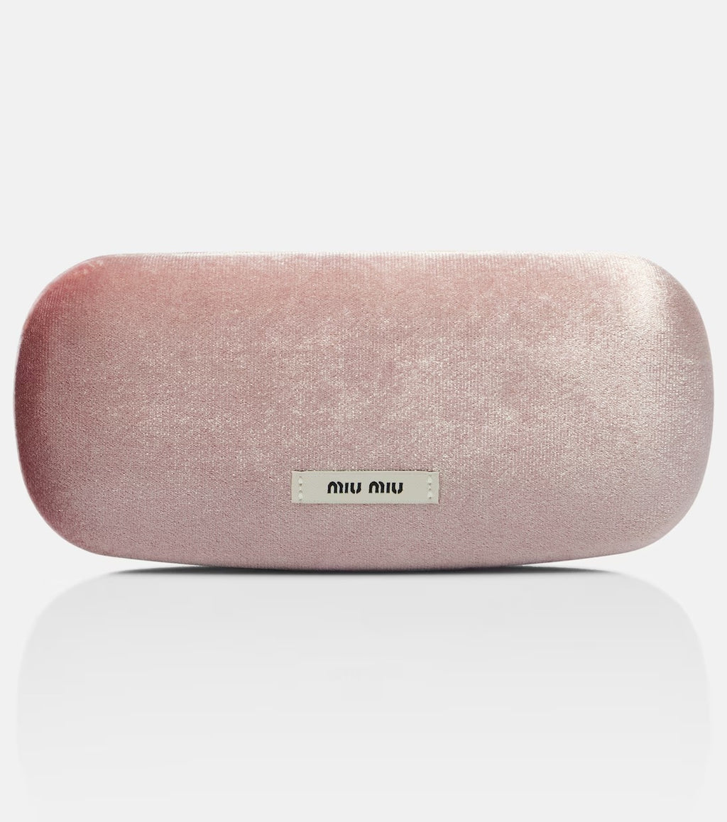 Miu Miu Rectangular Rimless Glasses