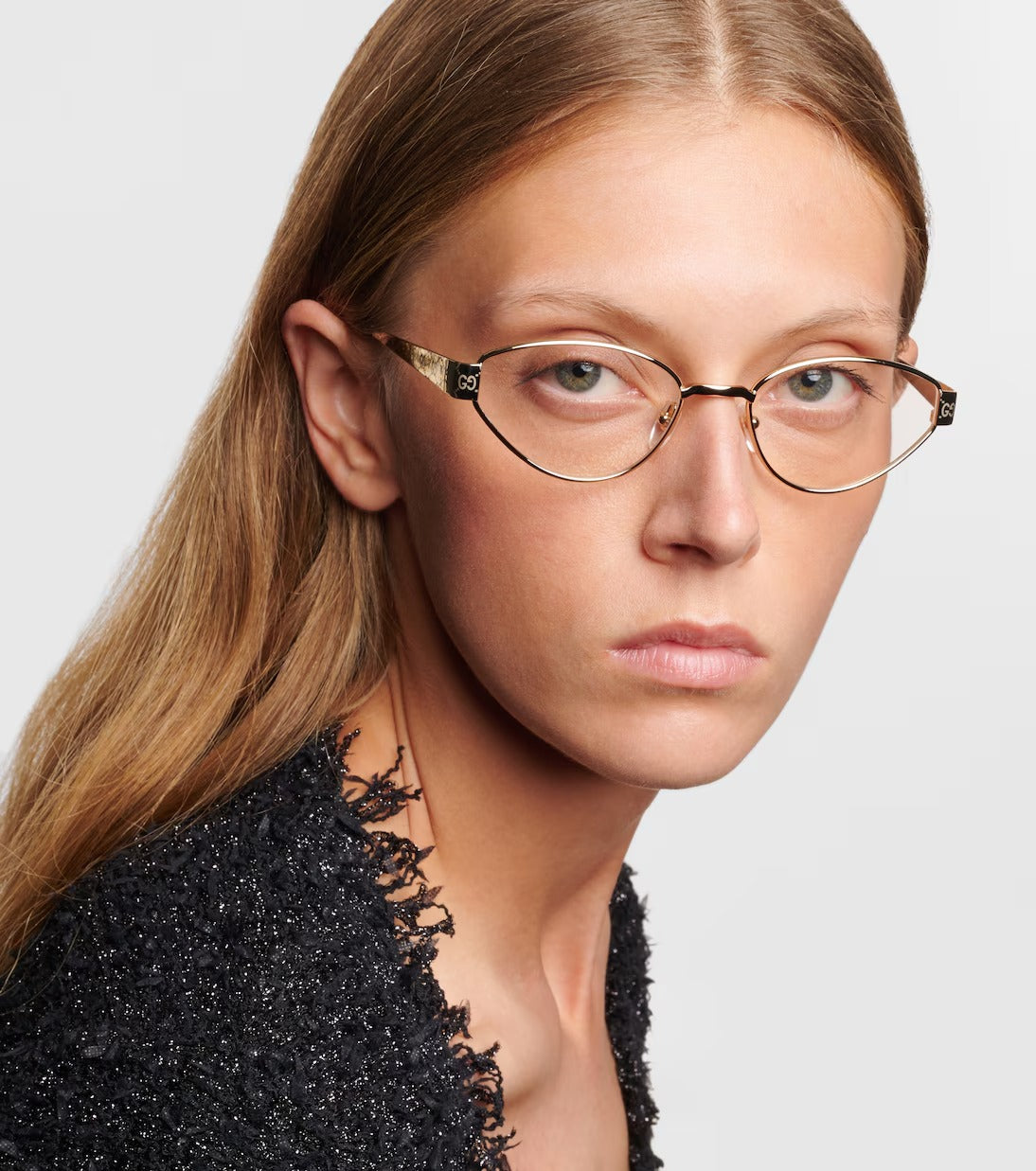 Gucci Guccissima Cat-Eye Glasses