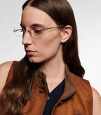 Miu Miu Rectangular Rimless Glasses