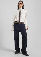 The Frankie Shop Belden Straight Leg Jeans Dark Wash