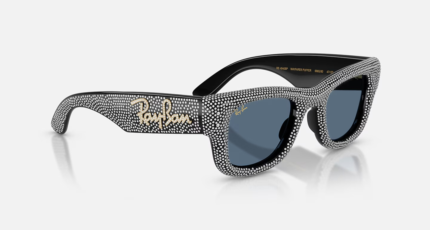 Ray-Ban Wayfarer Puffer Crystal Pavè Edition