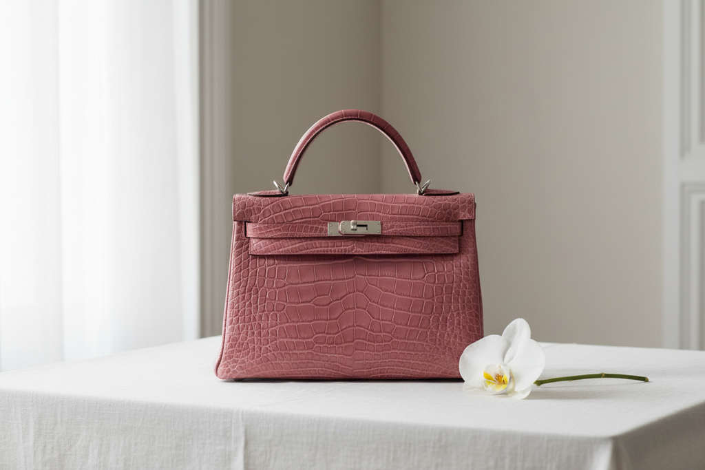 Pink Kelly Bag - Lifestyle