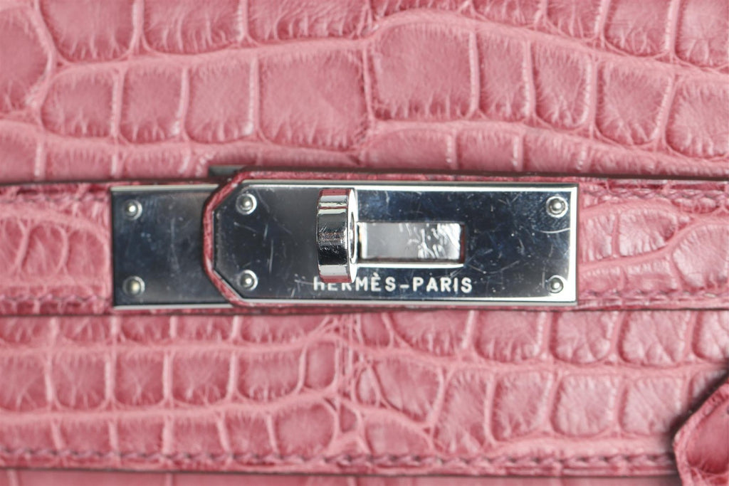 Hermès Kelly Retourne 32cm Matte Alligator Leather Handbag