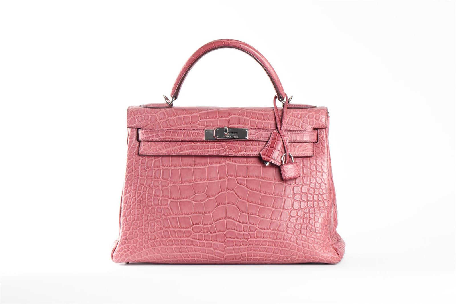 Hermès Kelly Retourne 32cm Matte Alligator Leather Handbag