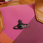 Vintage Vivienne Westwood Pink Check Tote – Rare Archive Piece