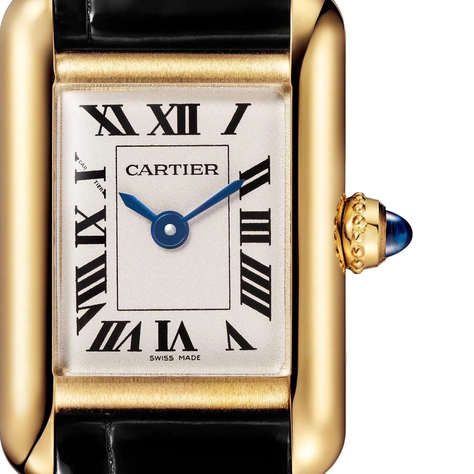 Yellow-gold Cartier Tank Louis Cartier mini watch